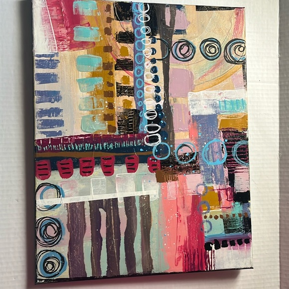 Other - Abstract Canvas Painting | Girls Room Decor